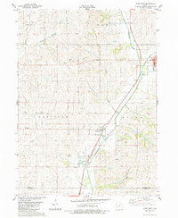 Exira West 1983 topographic map thumbnail