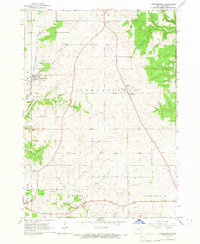 Farmersburg 1965 topographic map thumbnail