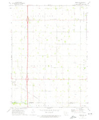 Fertile SE 1972 topographic map thumbnail