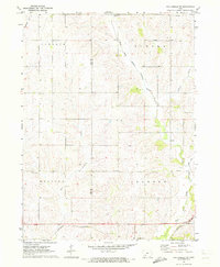 Fontanelle SW 1971 topographic map thumbnail