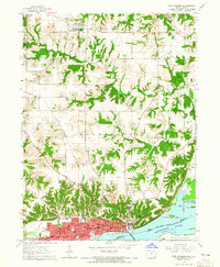 Fort Madison 1964 topographic map thumbnail
