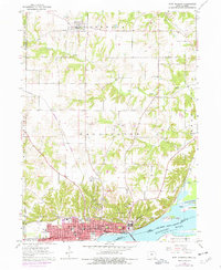 Fort Madison 1964 topographic map thumbnail