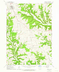 Garnavillo 1962 topographic map thumbnail
