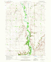 Gillett Grove 1966 topographic map thumbnail