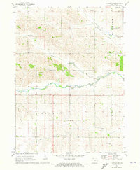 Gladbrook NE 1971 topographic map thumbnail