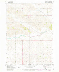 Gladbrook NE 1971 topographic map thumbnail
