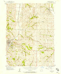 Glenwood 1956 topographic map thumbnail