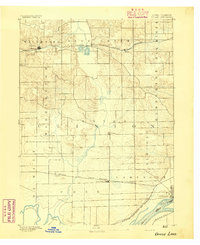 Goose Lake 1894 topographic map thumbnail