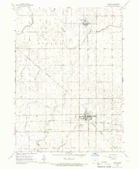 Gowrie 1965 topographic map thumbnail