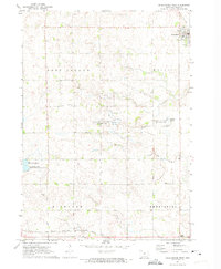 Graettinger West 1972 topographic map thumbnail