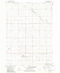 Gruver 1980 topographic map thumbnail