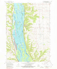 Guttenberg 1962 topographic map thumbnail