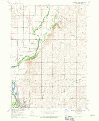Hawarden North 1968 topographic map thumbnail