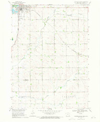 Hawarden South 1969 topographic map thumbnail