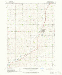 Hospers 1964 topographic map thumbnail