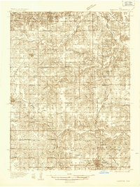 Humeston 1934 topographic map thumbnail
