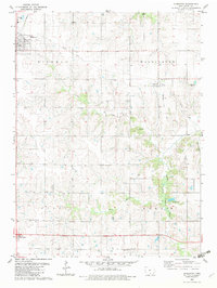 Humeston 1982 topographic map thumbnail