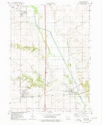 Huxley 1975 topographic map thumbnail
