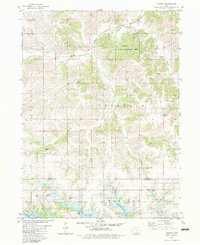 Iconium 1982 topographic map preview