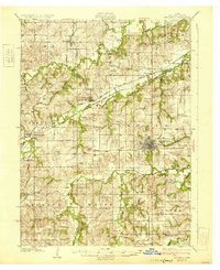 Indianola 1931 topographic map thumbnail