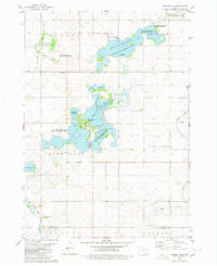 Ingham Lake 1980 topographic map thumbnail