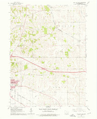 Iowa City East 1965 topographic map thumbnail
