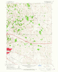 Iowa City East 1965 topographic map thumbnail