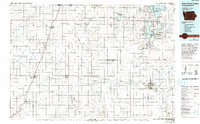 Iowa Great Lakes 1985 topographic map thumbnail
