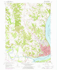 Keokuk 1964 topographic map thumbnail