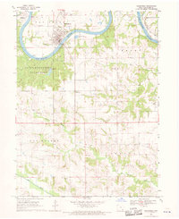 Keosauqua 1968 topographic map thumbnail