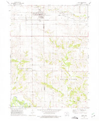 Keota 1973 topographic map thumbnail