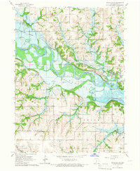 Knoxville NW 1965 topographic map thumbnail