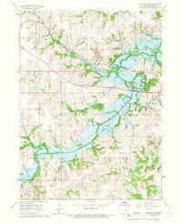 Knoxville SW 1965 topographic map thumbnail