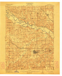Knoxville 1912 topographic map thumbnail