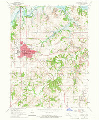 Knoxville 1965 topographic map thumbnail