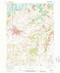 Knoxville 1965 topographic map thumbnail