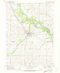 La Porte City 1971 topographic map thumbnail