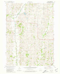 Ladoga 1980 topographic map thumbnail