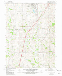 Lamoni South 1981 topographic map thumbnail