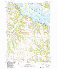 Lansing 1983 topographic map preview