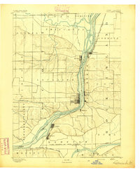 Leclaire 1893 topographic map thumbnail