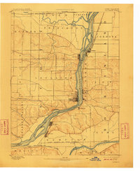 Leclaire 1893 topographic map thumbnail