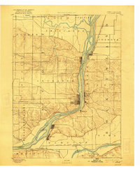 Leclaire 1893 topographic map thumbnail
