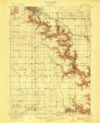 Lehigh 1923 topographic map thumbnail