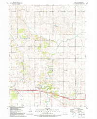 Lime City 1991 topographic map preview