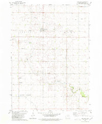 Lone Rock 1980 topographic map thumbnail