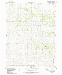 Lorimor North 1983 topographic map thumbnail
