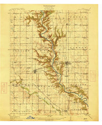 Madrid topographic map thumbnail