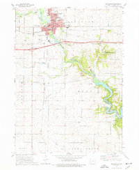 Manchester 1973 topographic map thumbnail