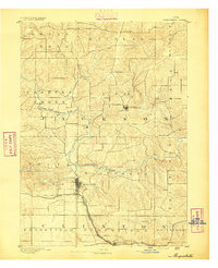 Maquoketa 1891 topographic map thumbnail